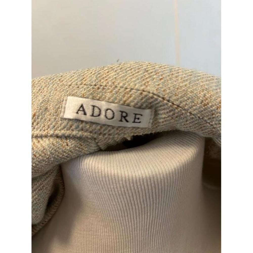 ADORE Women's Textured Cropped Jacket with Lace Sleeves Small - Picture 3 of 9